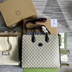 구찌 GUCCI 인터로킹 G 미디엄 토트백