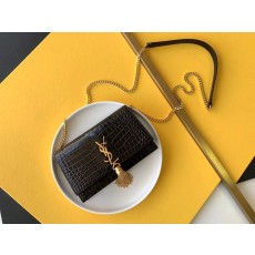 세인트로랑 YSL 페일 블러쉬 케이트 테슬 체인 크로스백