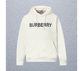 [BURBERRY-버버리]  버버리 로고 화이트 후드티